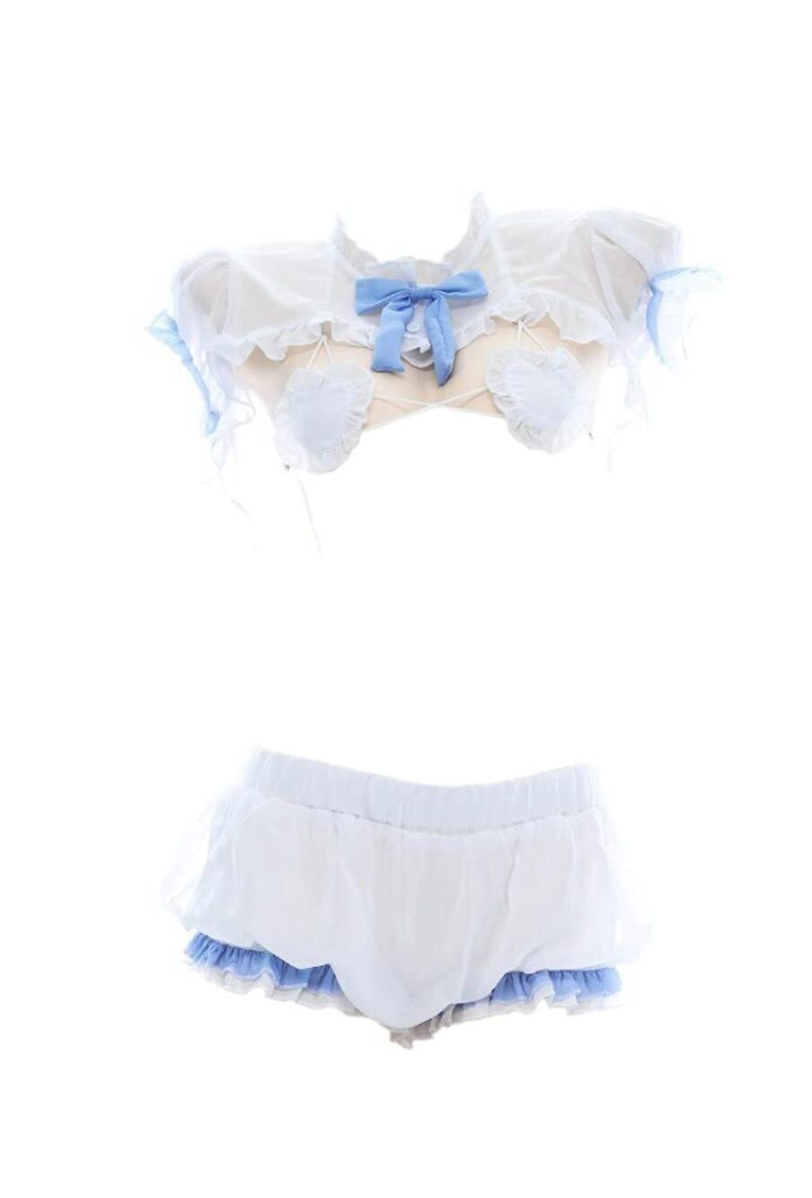 8544 French maid costume Maid Outfit Anime Cosplay Costume Sexy lingerie